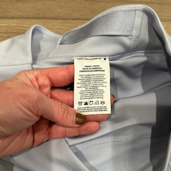 NIKE Golf Light Purple Floral Embossed Active Outdoor Tennis Skort‎ Size Small - Picture 8 of 10